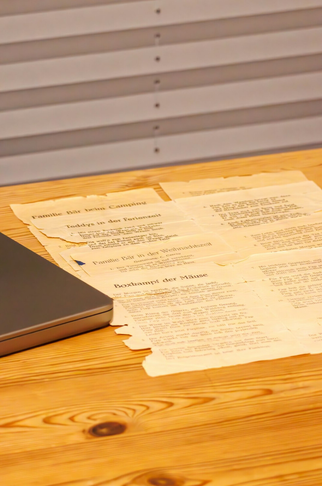 secret documents on table